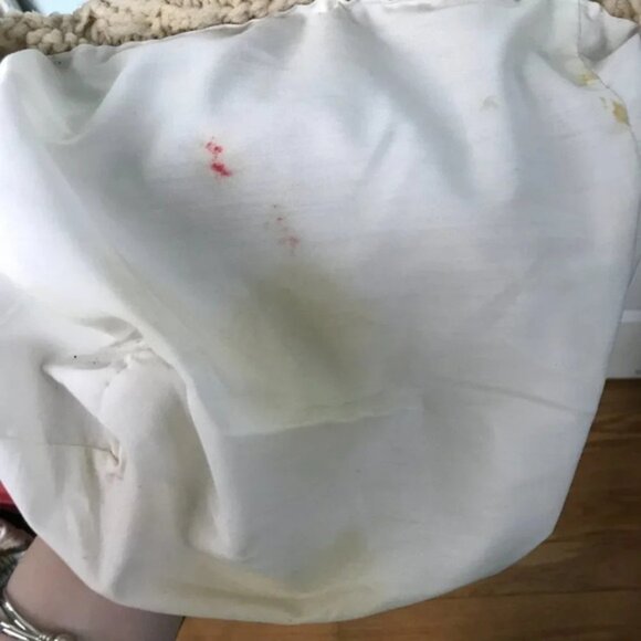 Vintage Knit Boho Round Handle Handbag Purse - Picture 10 of 12